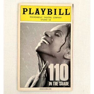110 in the Shade Broadway Playbill Studio 54 2007 Audra McDonald John Cullum